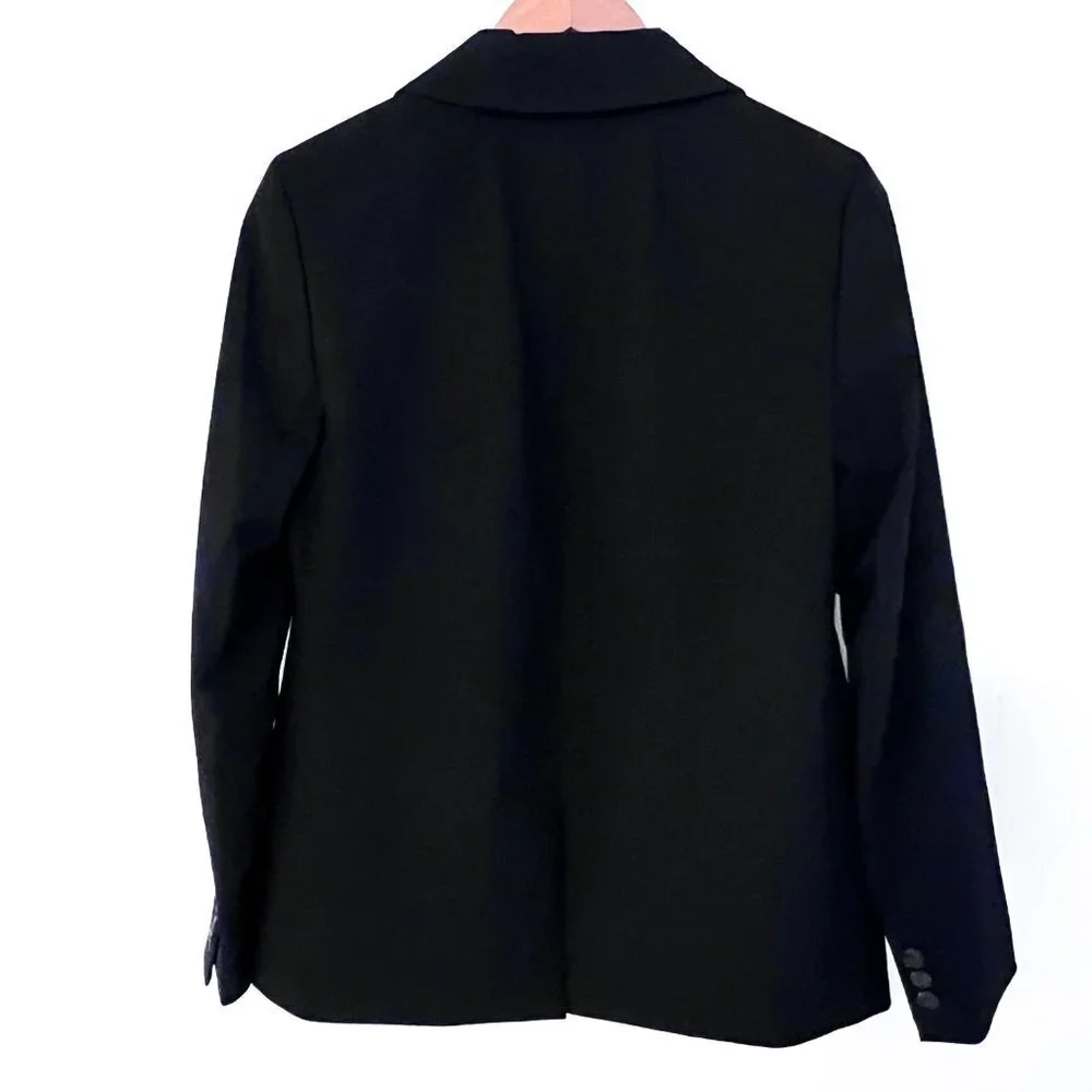 J.Crew Black One Button Blazer Size 2